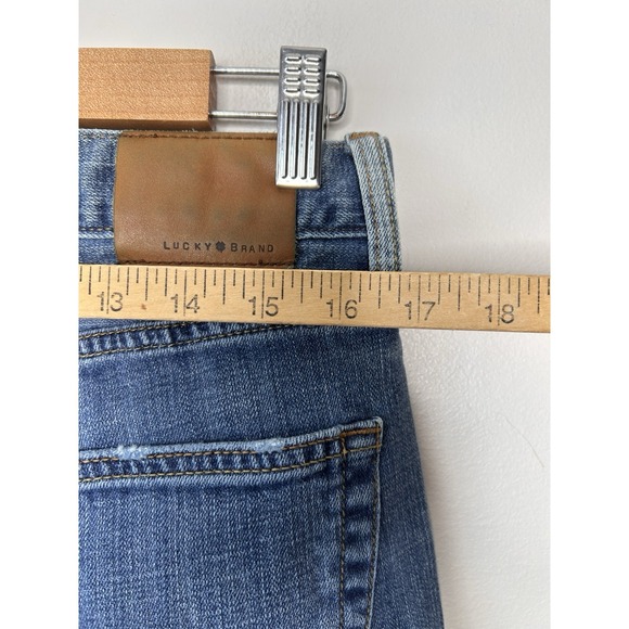 Lucky Brand 221 Men's Original Straight Fit Blue Medium Wash Jeans 34x34 - Picture 7 of 9